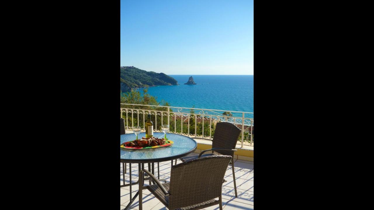 Natalia Apartment B With Panoramic Sea Views Of Agios Gordios Bay Εξωτερικό φωτογραφία